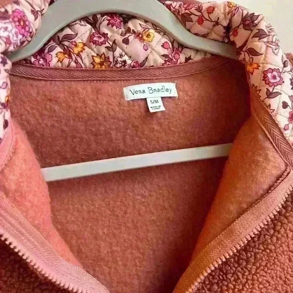 Vera Bradley Sherpa vest size small - Picture 2 of 4